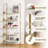 71''H X 23.6''W 5 Tier Ladder Bookcase-1837547731