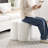  Leiani 18.5" Wide Sherpa Upholstered Ottoman-1576155663