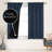 Deconovo 100 Percent Blackout with Liner Rod Pocket Curtain Panel Pair-75196910-75196906