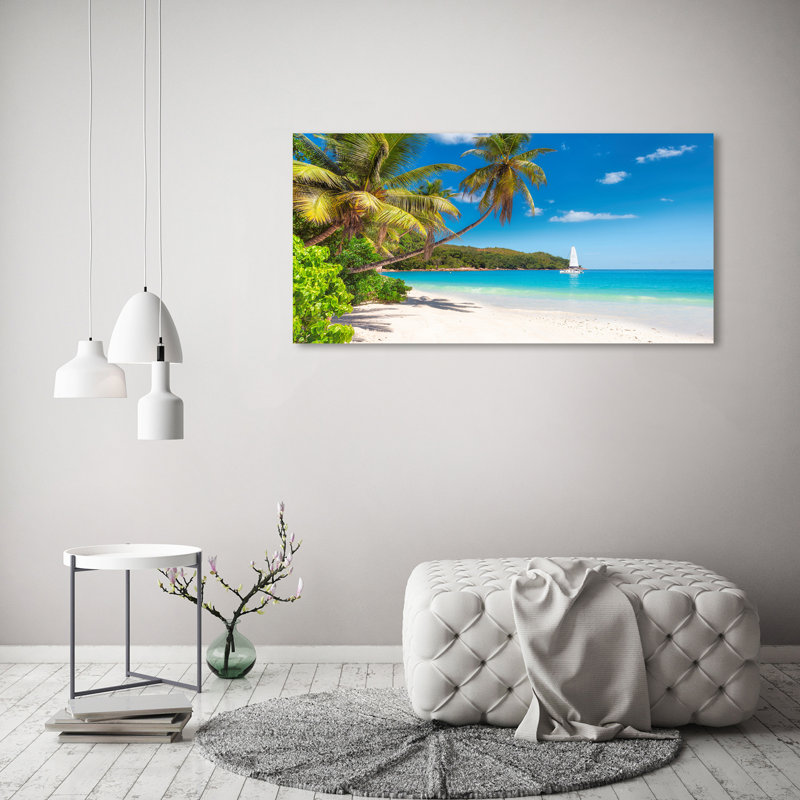 Tropical Beach - Wrapped Canvas Print