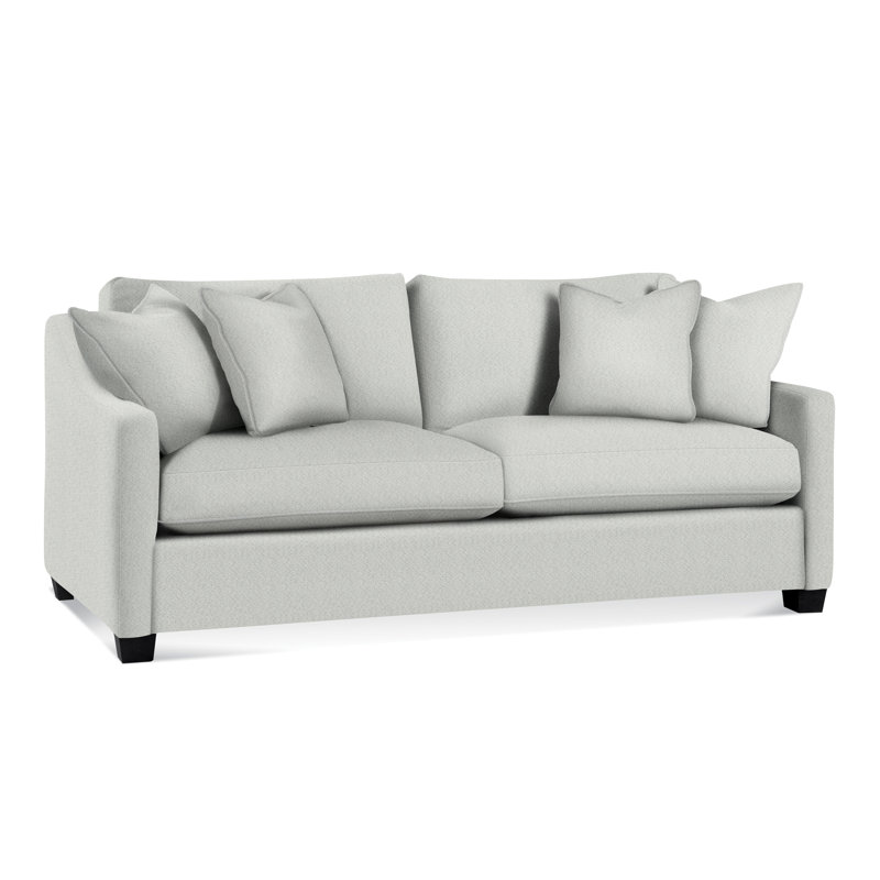Oliver Sofa, Blue Buffalo Check; 0120-61, Black 