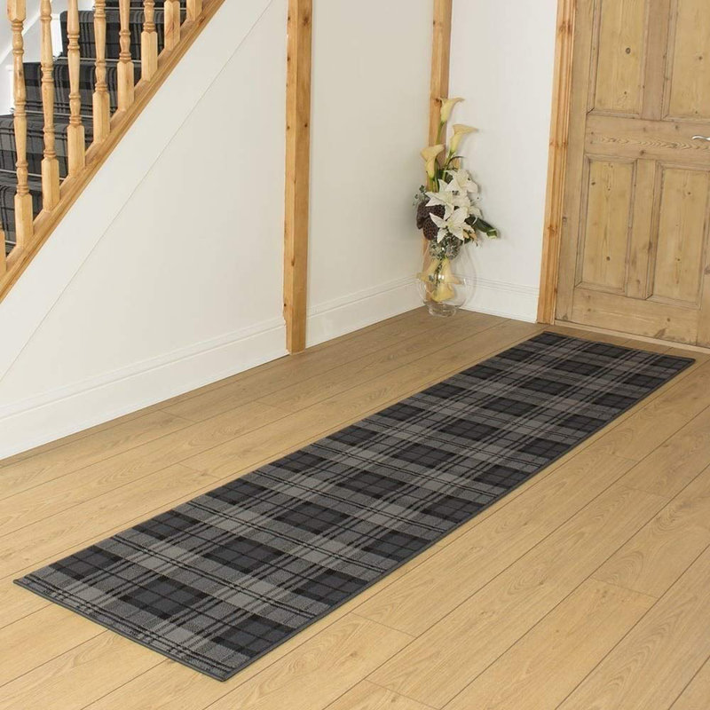 Runner Aryanna Plaid Indoor Area Rug, Runner 330cm x 70cm