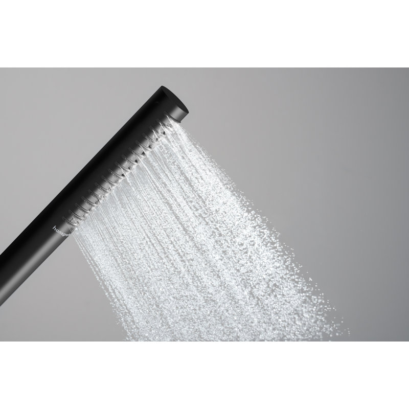 hansgrohe Tecturis S Freestanding Tub Filler with 1.75 GPM Handshower, Matte Black