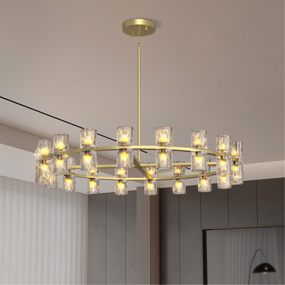 Luminaire rond moderne 36 po