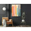 Reproduction de peinture de formes géométriques abstraites colorées, art mural moderne pour la maison et le bureau, reproduction de peinture-1241020635