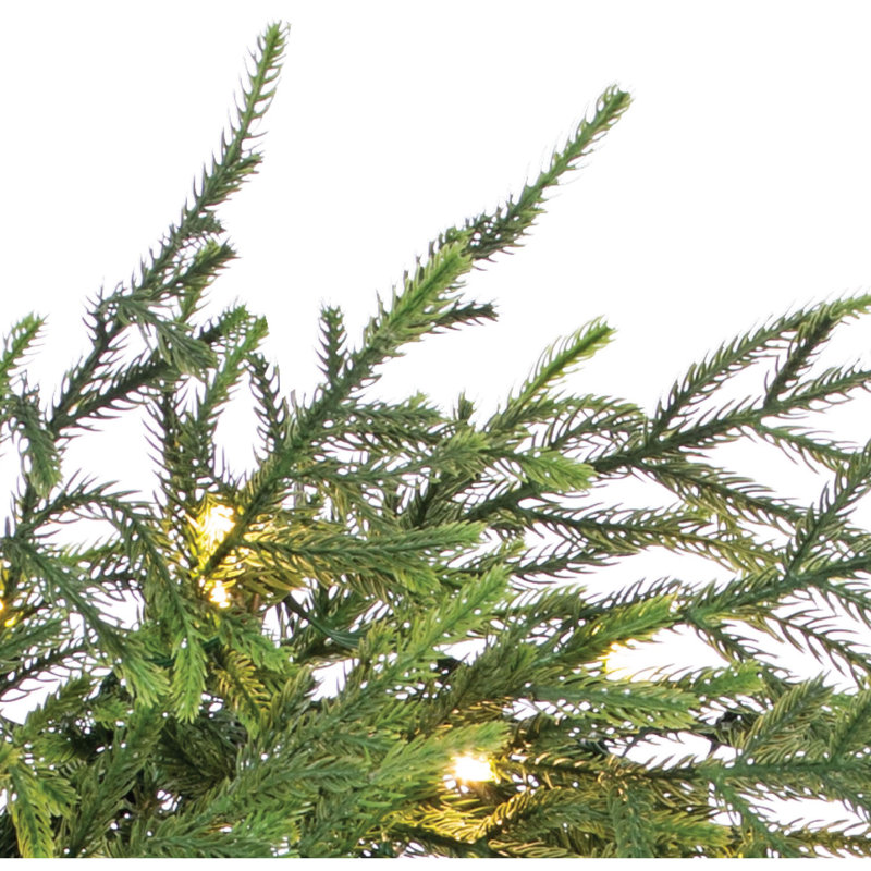 Guirlande de Noël 108 "pré-éclairée, Vert
