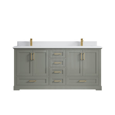 Ensemble de meuble-lavabo double 72 po Esin