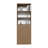 2-Door Bookcase With Upper Shelves-876491352