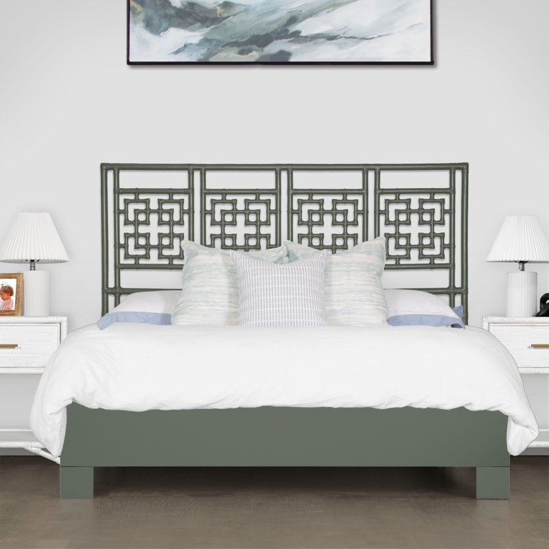 Palm Springs Headboard, Twin, Evergreen