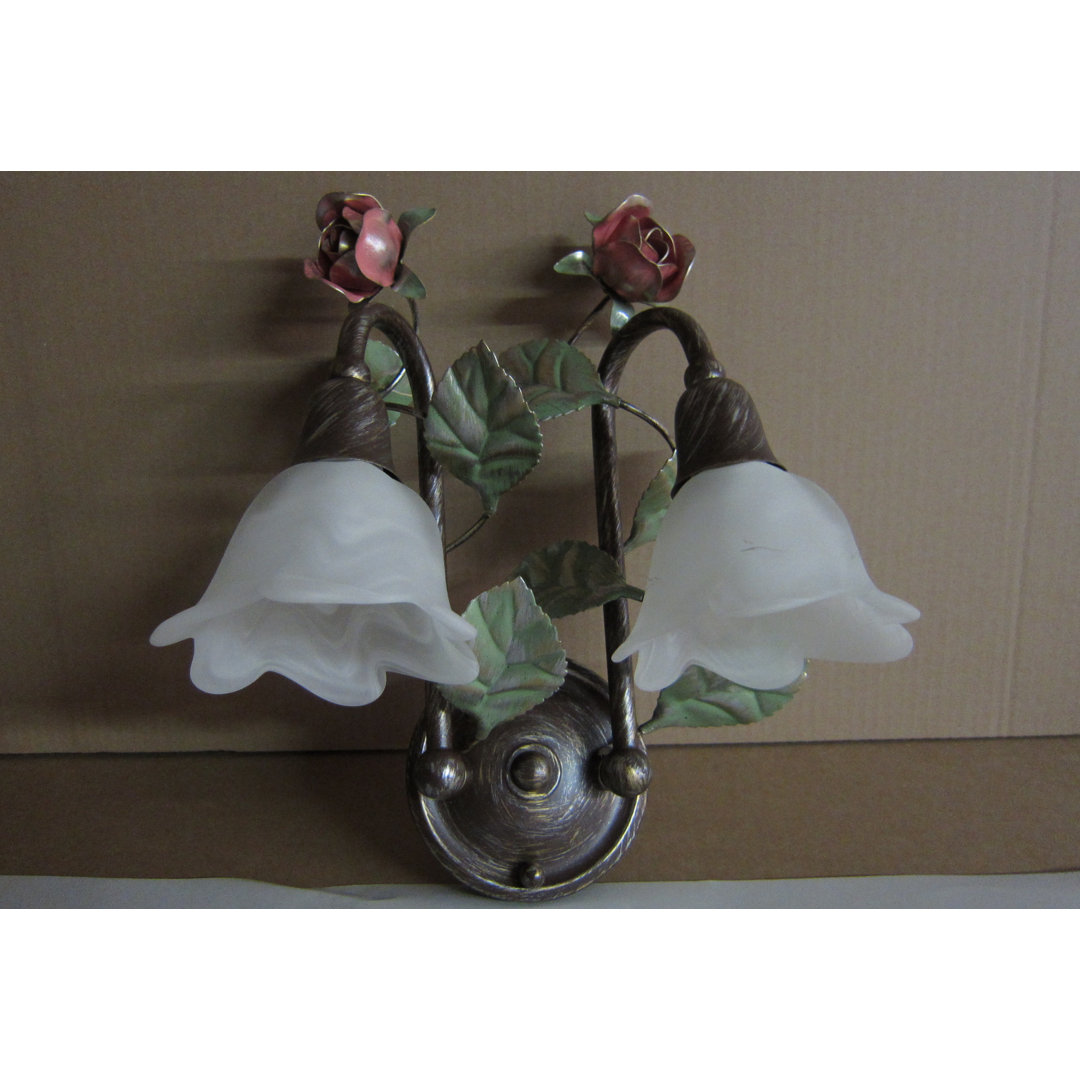 Jayton 2 - Light White/Copper Armed Sconce