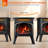  17" Cathedral Electric Fireplace, 1500W Heater With Realistic Dancing Flames, 4 Flame Colors, Remote Control, Overheat Protection, For Indoor Home, Office, Living Room-856430869