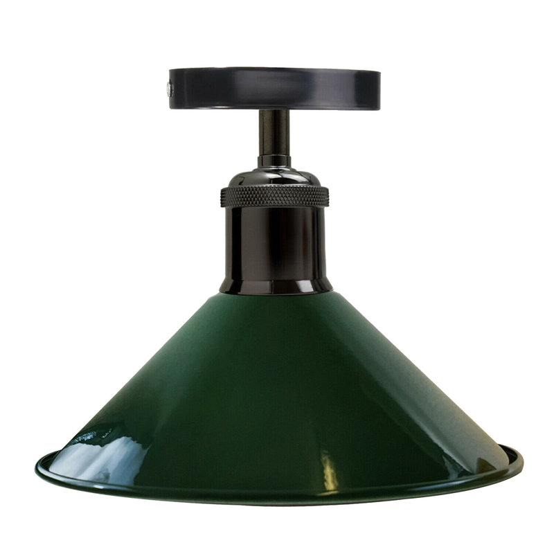 Bussey Semi Flush Mount, Green