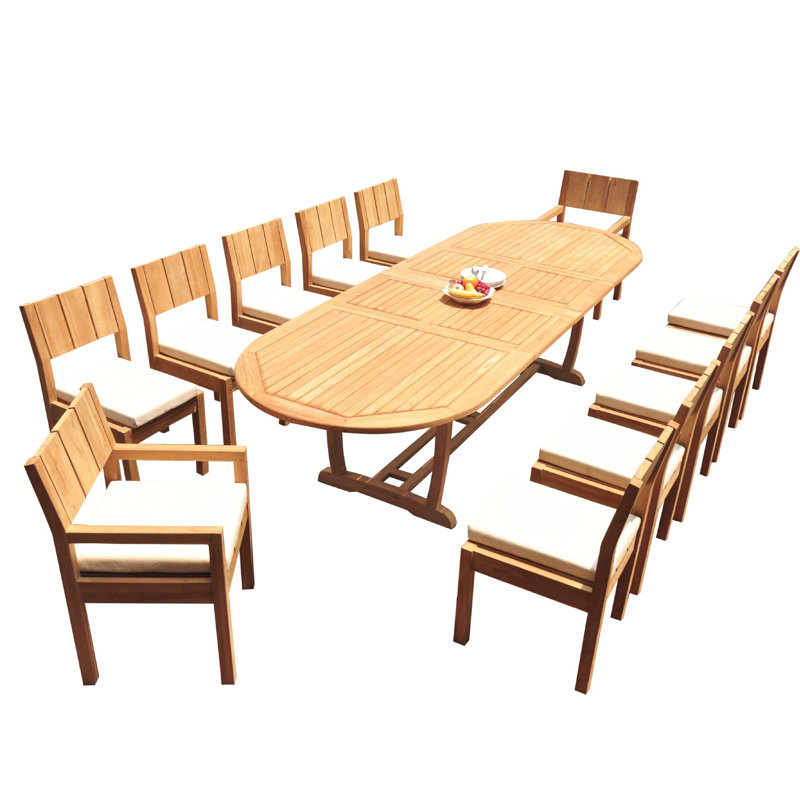 Ensemble de salle à manger Jules, H 30,5 po x L 117 po x l 40 po, 12