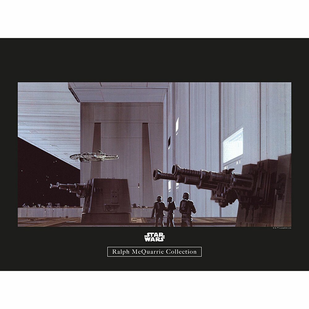 Poster Star Wars Rmq Todesstern Hangar