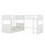 Lit superposé avec lit mezzanine attaché, avec tiroirs-1654121608