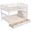 Lit superposé au-dessus de l'escalier blanc, solution de rangement pour la chambre à coucher, lits superposés, accès sécuritaire, garde-corps, fabrication en bois massif
