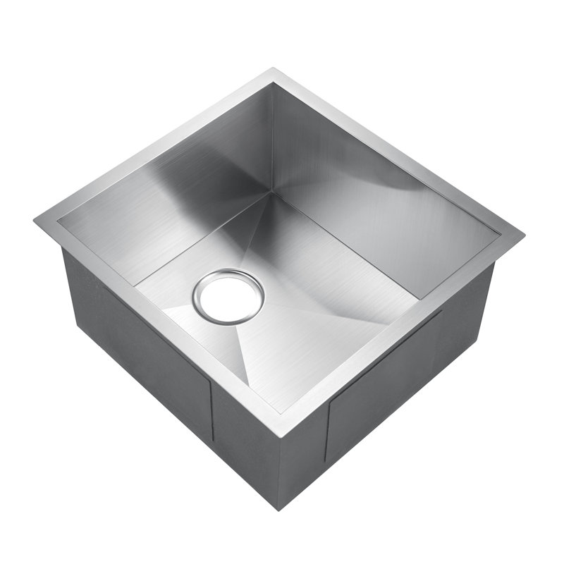 Telly 19 " L Undermount Single Bowl Stainless Steel Kitchen Sink