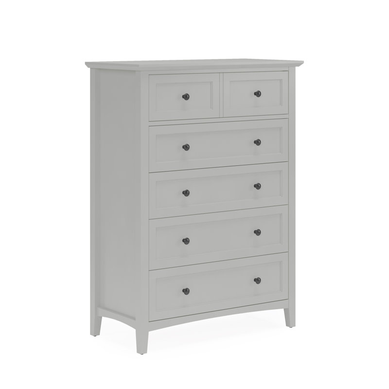 101.6cm W 5 - Drawer Chest of Drawers, Grey