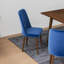 Ensemble de salle à manger 5 pièces Ada Mid-Century avec 4 chaises en velours Ada-63298976
