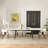 Expandable White Sintered Stone Dining Table And Chair Set-1702720489-1702720405