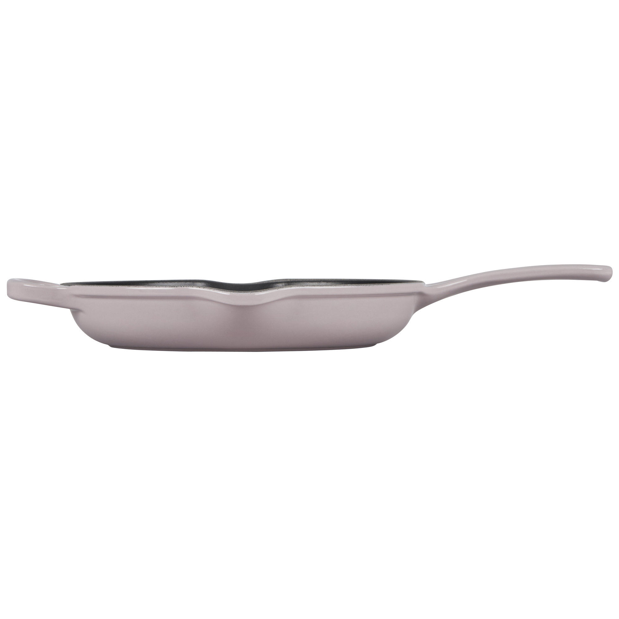 Le Creuset Enameled Cast Iron Skillet, Shallot/Black, 10.25"