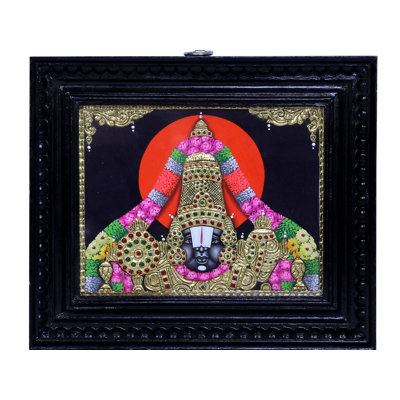 " Lord Balaji Face Tanjore "