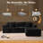 Fontanez Compression Packed 2 - Piece Corduroy Boneless Sectional - No Assembly Required-710206584-710206586