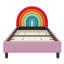 Lit plateforme tapissier Rainbow Design