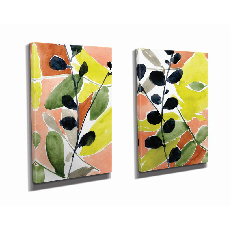 Stunning Decorative Canvas Paintings (2 Pieces), 11.8 x 15.7 inches Each | 50% Cotton / 50% Polyester, Digital Printing on Canvas | Elegant Wooden Frame (0.8 x 1.2 inches) | Perfect for Home Decor & Art Enthusiasts