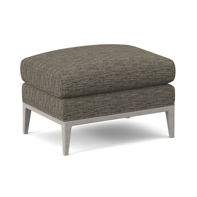 Cooper Ottoman, Filigree Ivory, Bisque