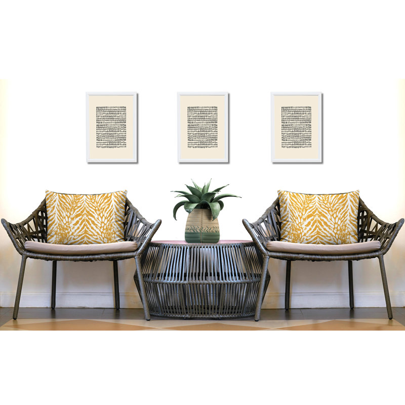 Oreiller réversible intérieur / extérieur Gorgi, 20x14, Yellow