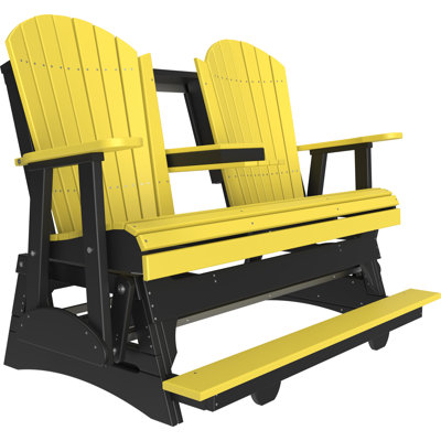 Banc d'extérieur coulissant en polywood