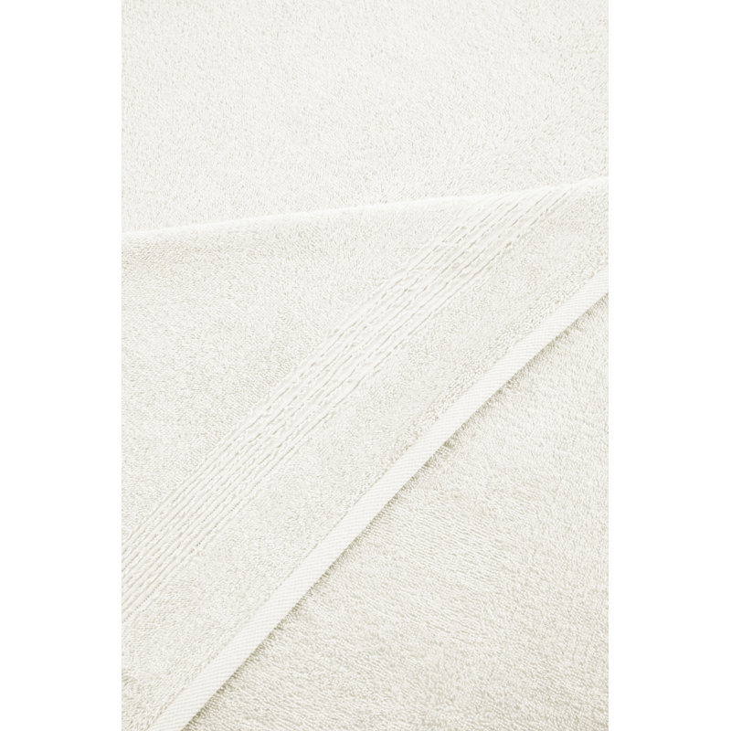 Ozdilek 4-Piece Bath Towels, 27x54, 100% Turkish Cotton, Luxury Quick Dry, Extra Large, Fade-Resistant, Eco-Friendly, Spa Towel, Comfortable (Ivory)