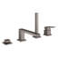 Eurocube Deck Mounted Roman Tub Faucet-1135423213