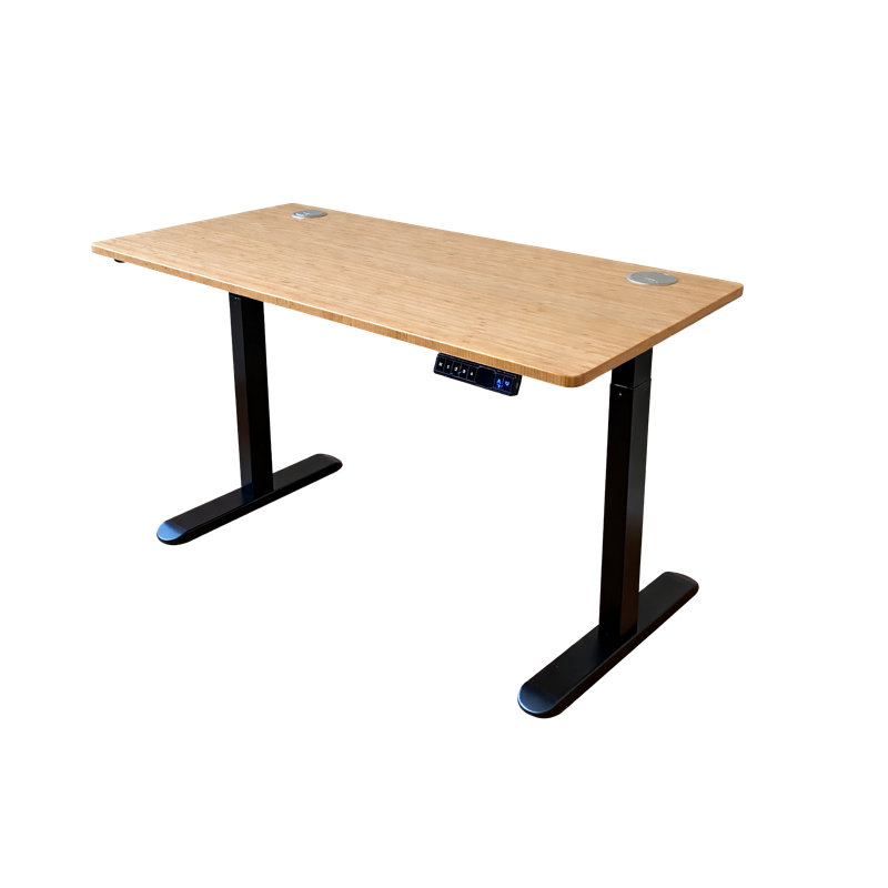 Bureau debout en bambou Caravel, Noir