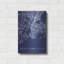 «NYC Street Blue Map» par Seven Trees Design, art mural en métal-721015954