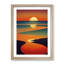 Dashing Sunset Abstract - Single Picture Frame Print-1038286816-1038286818