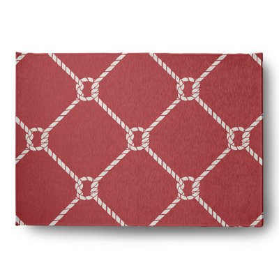Philodendron Chenille Geometric Rug