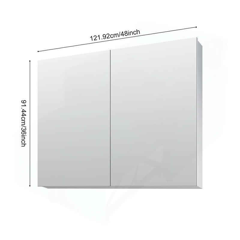 Armoire à pharmacie de haute qualité avec rangement spacieux et miroir fin