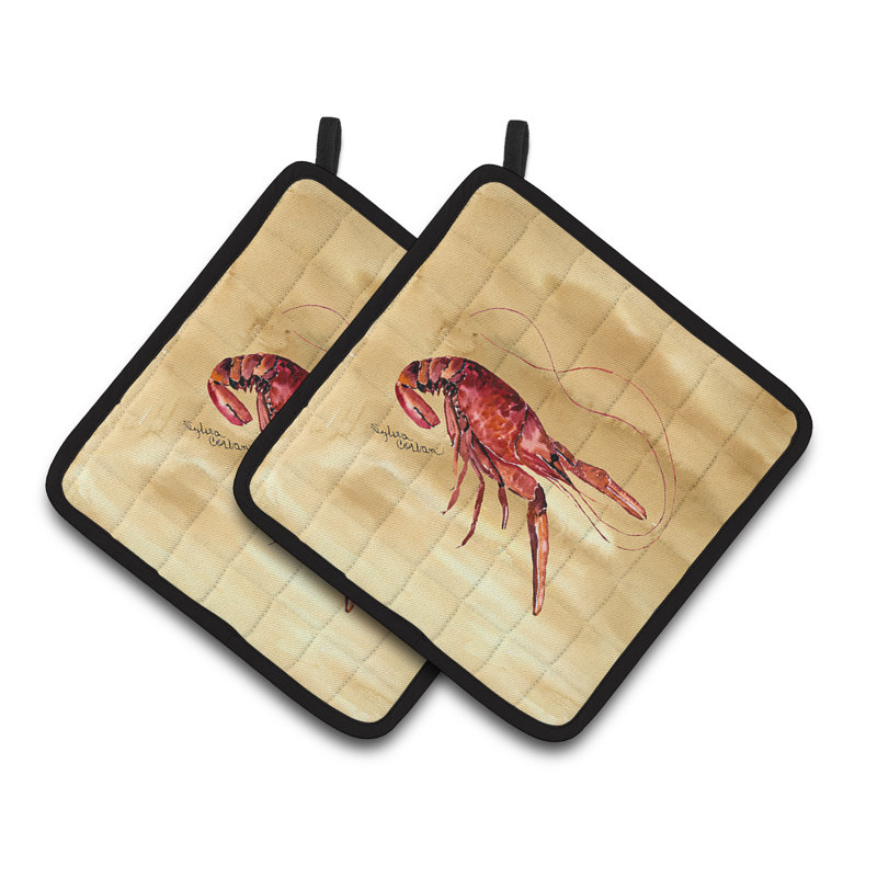 Caroline's Treasures Crawfish Polyester Potholder