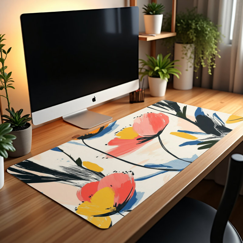 Polyester Desk Pad, 31.5x15.5