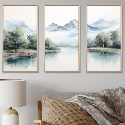 «River Mountain In Minimal Canada III - River Mountain», ensemble d'art mural