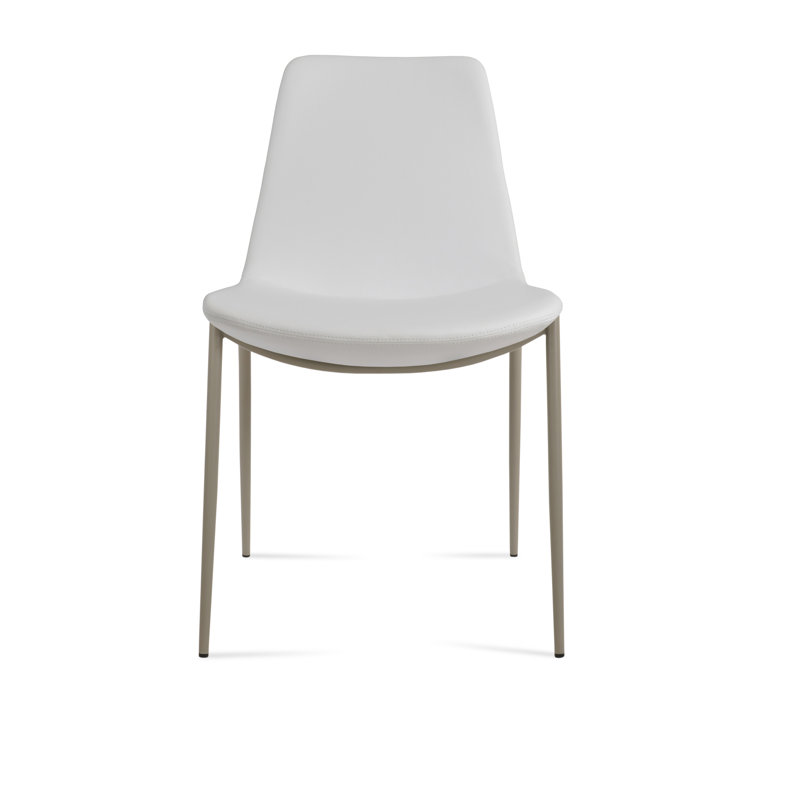 Chaise de salle à manger Eiffel Eiffel, Poudre d'os, Blanc