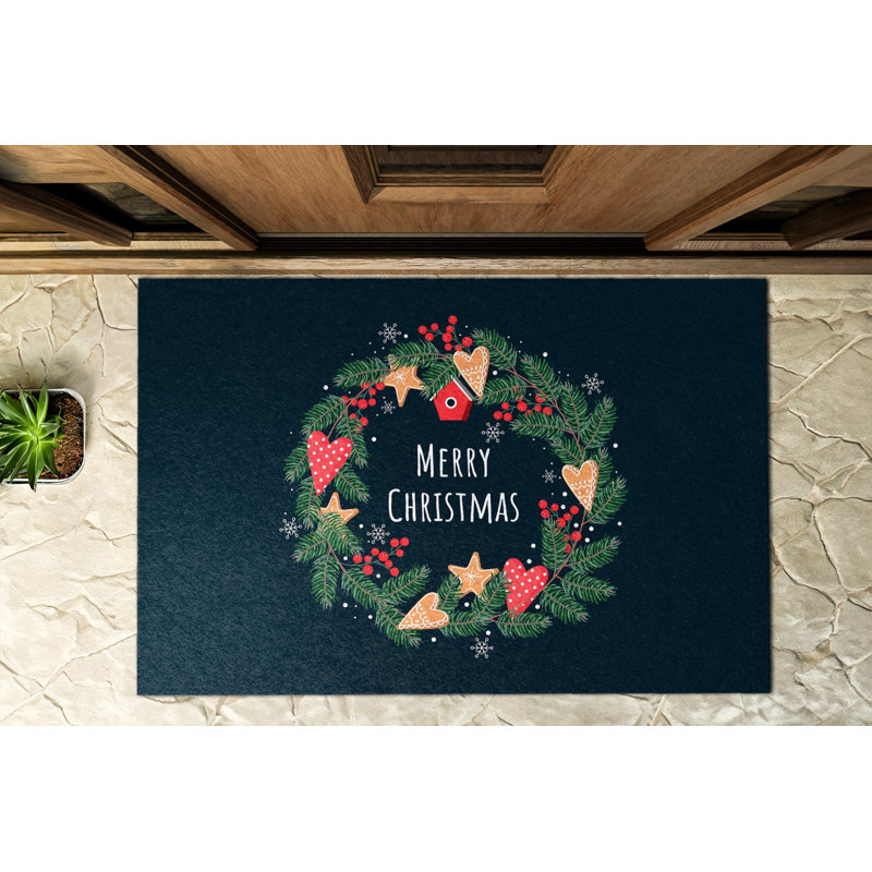 Non-Slip Christmas Outdoor Doormat