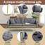 2 Seater Velvet Loveseat-1651691269