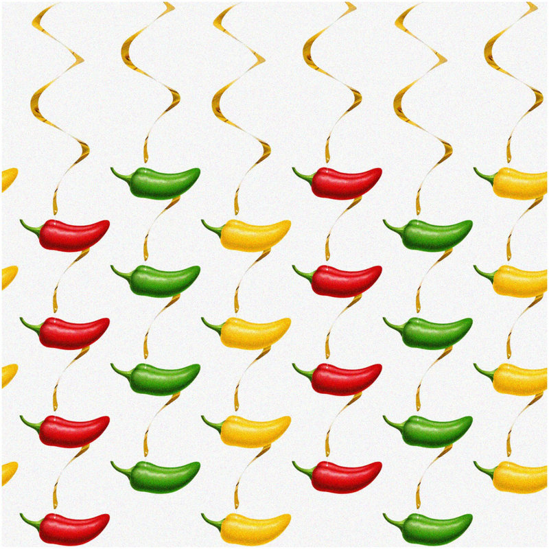 Panda Party Whirls 30CT Hanging Decorations