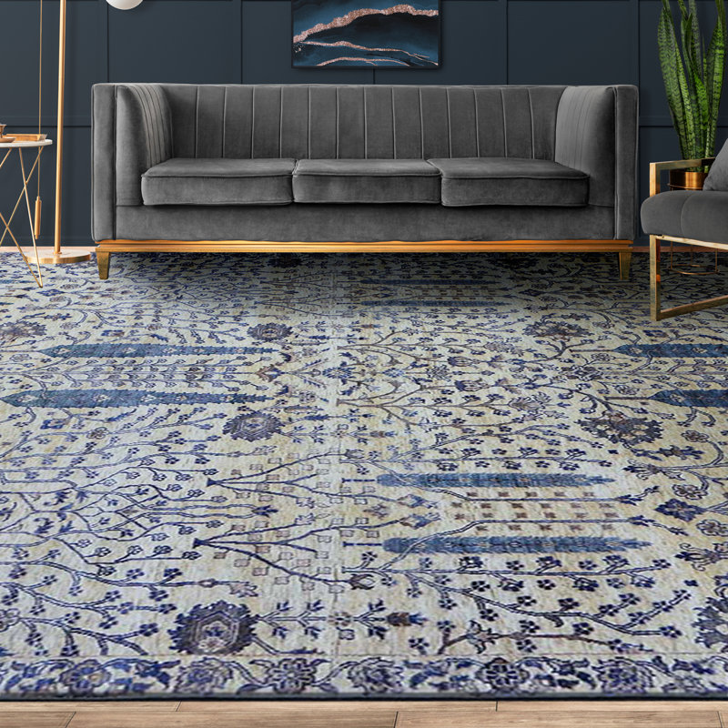 Floral Area Rug, Rectangle 12' x 15'