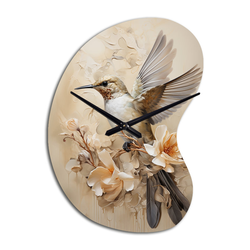 Horloge murale asymétrique en métal Giesajtis, Grand