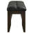 Cappuccino And Black Upholestered Dining Bench