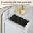 White Bathroom Cabinet With Two Drawers And Casters